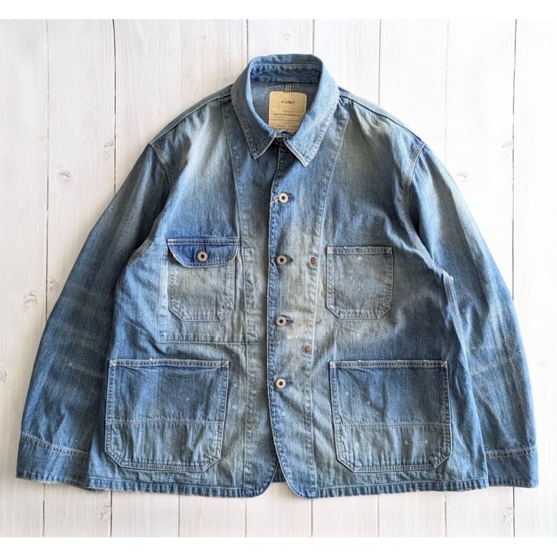 MEN 》 H.UNIT / Denim coveralls ( Used wash )