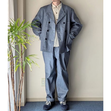 《 UNISEX 》H.UNIT / 9oz denim german work jacket ( HAKEME )