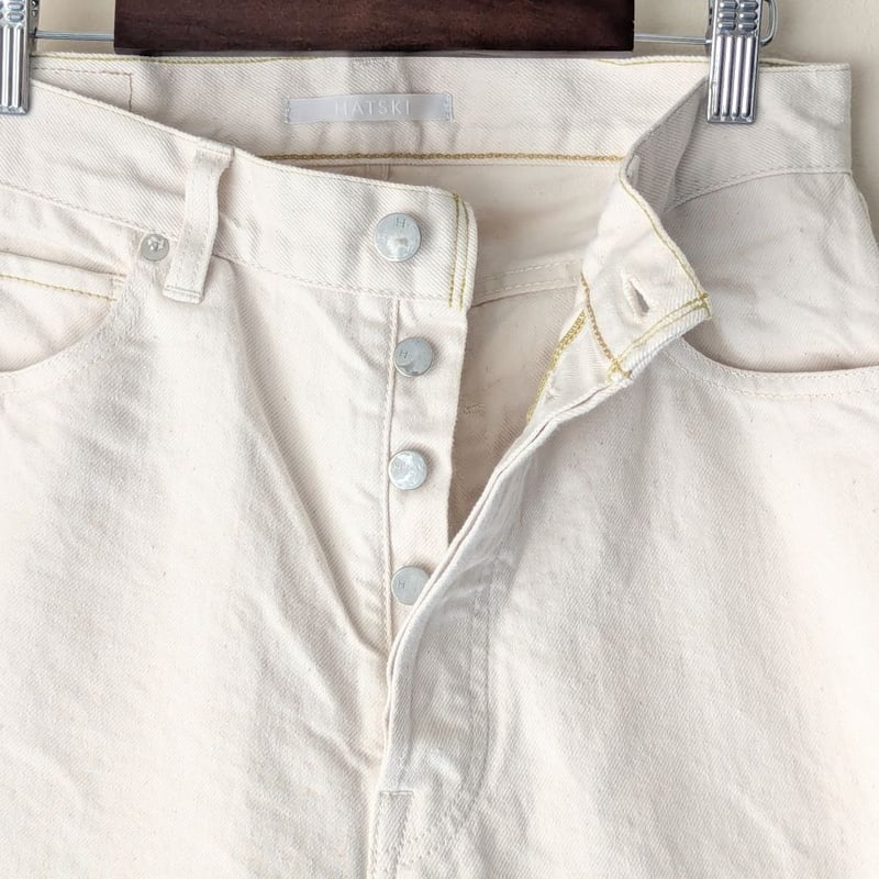 UNISEX 》HATSKI / Original Washi Denim ( ECRU