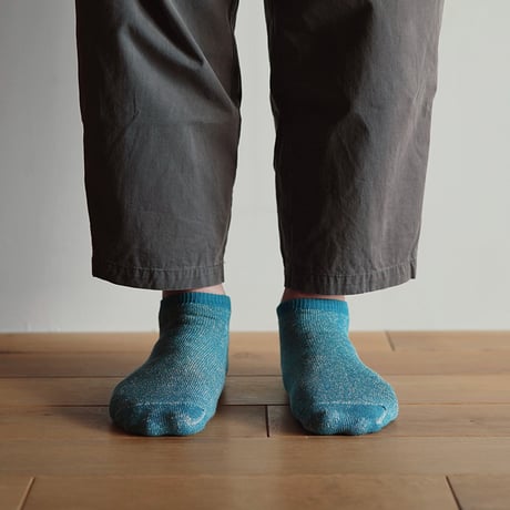 《 MEN 》 NISHIGUCHI KUTSUSHITA / リネンコットンパイルアンクレット M ( 4 colors )