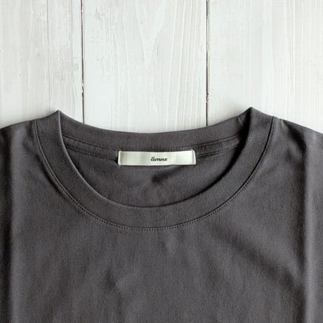 《 UNISEX 》 ämne / "skål" half sleeve tee  ( CARBON )