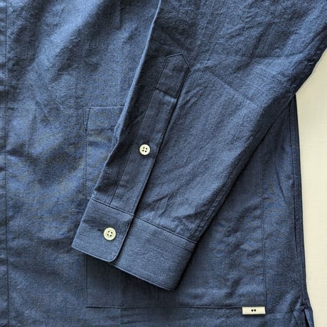 《 Unisex 》ämne / CHAMBRAY covered shirts B.C  ( INK )