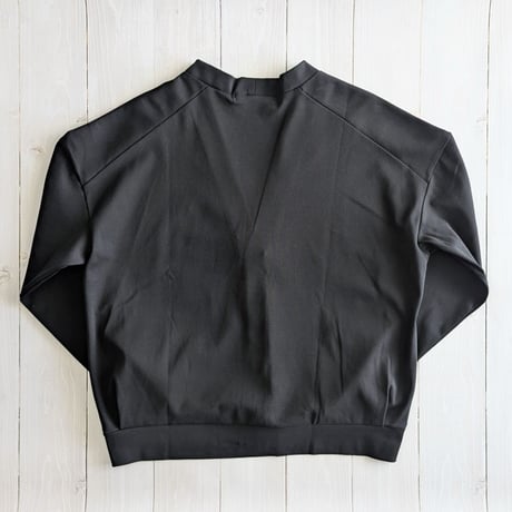《 UNISEX 》ämne / CIRCULAR RIB Dalahäst cardigan  ( BLACK )