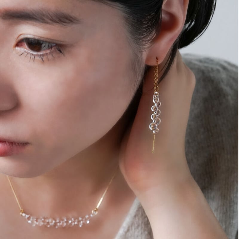 1004】ピアス／イヤリング （1004 シルバーピアス チェーン