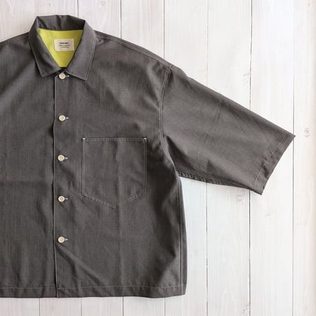 《 MEN 》 weac. / JONNY 7分袖シャツ ( GREY )