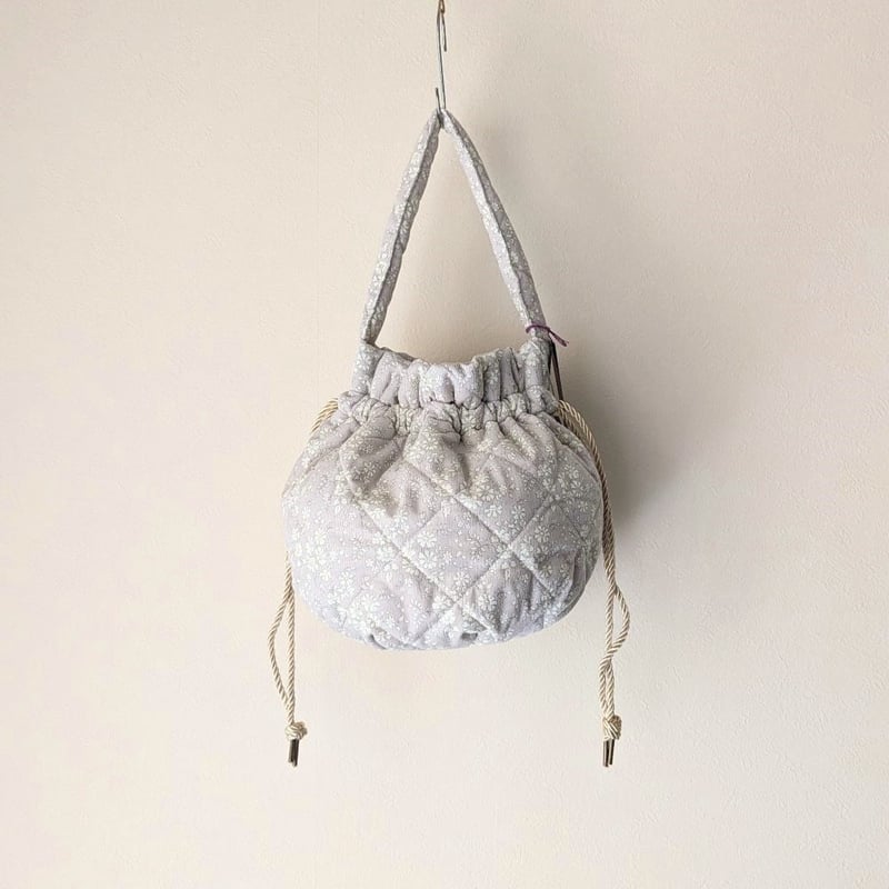 WOMEN 》sosotto / リバティコーデュロイ 巾着バッグ ( 2 colors