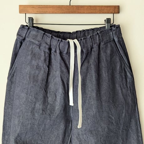 《 UNISEX 》 RINEN / 10オンス ノットインディゴデニム リラックスパンツ ( ネイビー )