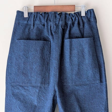 《 UNISEX 》 ämne / Pre-wash DENIM eel's  ( INDIGO )