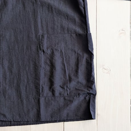 《 UNISEX 》 ämne / NYLON park shirts  ( NAVY )