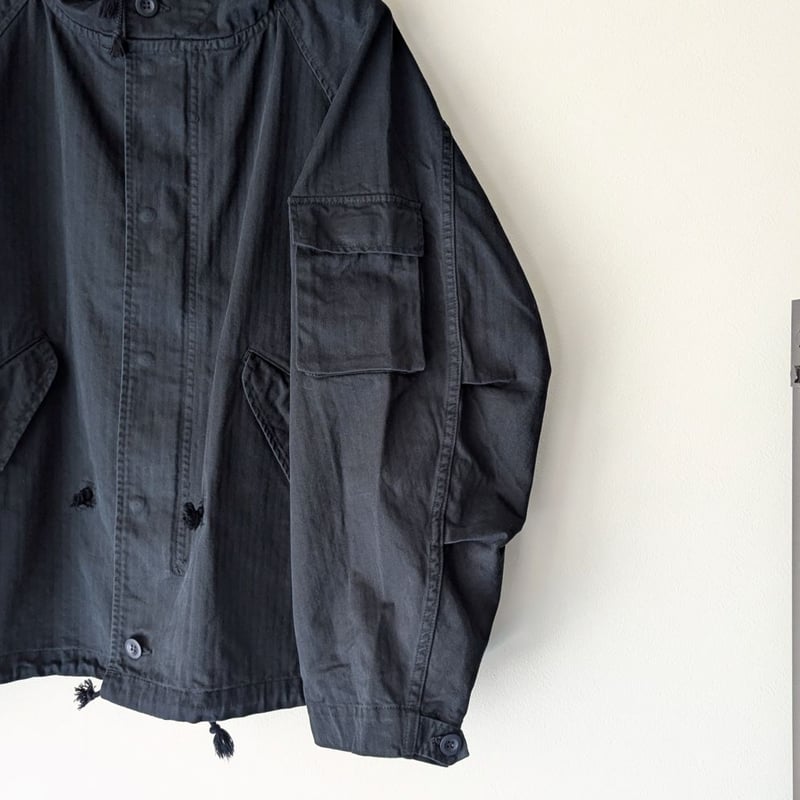 MEN 》 H.UNIT / HBT hooded jacket ( Used wash