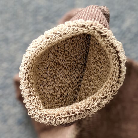 《 UNISEX 》 NISHIGUCHI KUTSUSHITA / シルクコットンホームソックス ( 3 colors )