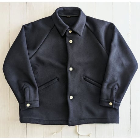 《 UNISEX 》 maillot mature / Double Face Beaver Coach Jacket ( NAVY )