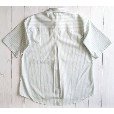 《 Unisex 》ämne / PIMA STRIPE half sleeve shirts  ( GREEN )