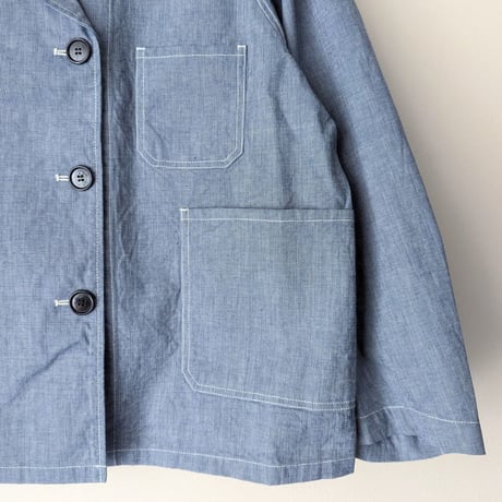 《 UNISEX 》H.UNIT / 9oz denim german work jacket ( HAKEME )