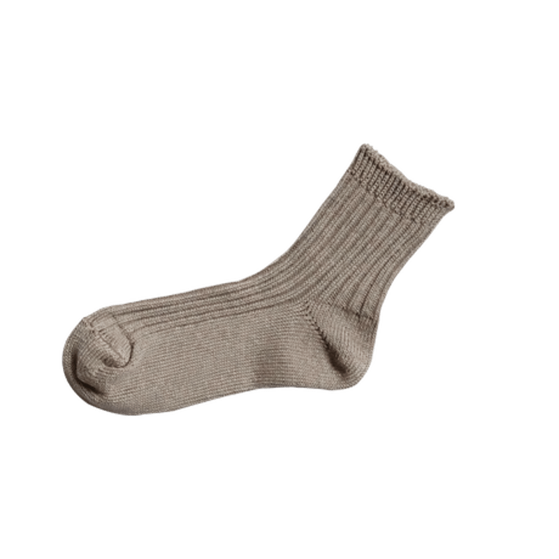 UNISEX 》NISHIGUCHI KUTSUSHITA / リネンリブソックス ( 5