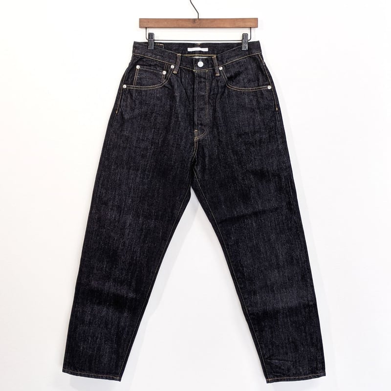 HATSKI ハツキ Loose Tapered Denim Black