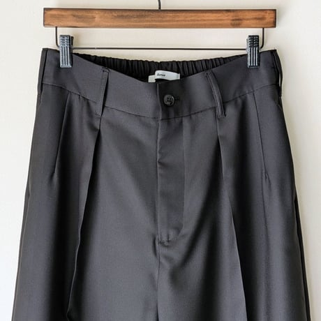 《 MEN 》 ämne / GABARDINE whale's slacks  ( BLACK )