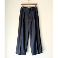 《 MEN 》 ämne / GABARDINE whale's slacks  ( NAVY )