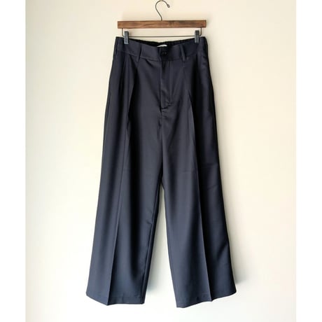 《 MEN 》 ämne / GABARDINE whale's slacks  ( NAVY )