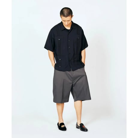 《 MEN 》 SUNNY SPORTS / CUBA SHIRTS  ( BLACK )