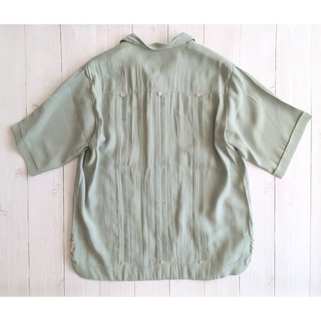 《 MEN 》 SUNNY SPORTS / CUBA SHIRTS  ( GREEN )