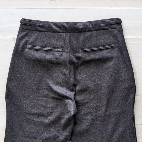 《 Unisex 》HATSKI / Easy Melton Slacks ( NAVY )