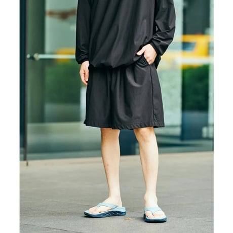 《 MEN 》 SUNNY SPORTS / DRAWSTRING EASY SHORTS  ( BLACK )