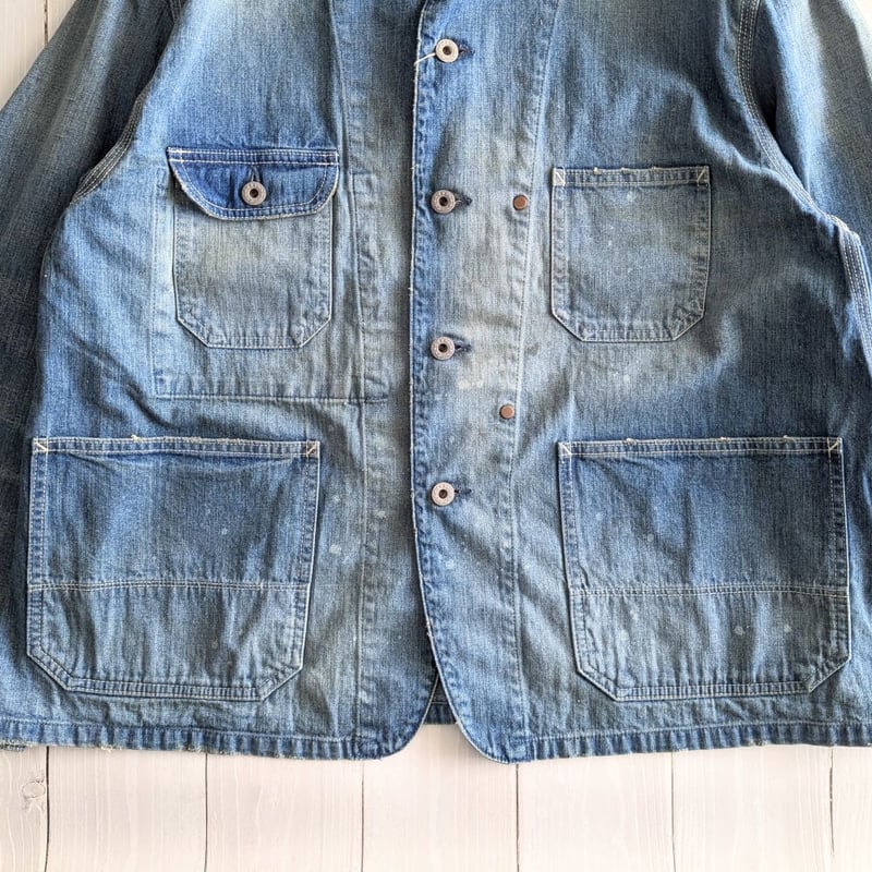 MEN 》 H.UNIT / Denim coveralls ( Used wash )