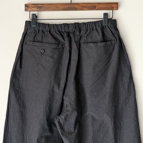 《 MEN 》 maillot mature / C/L Cloth Easy Pants ( CHARCOAL )