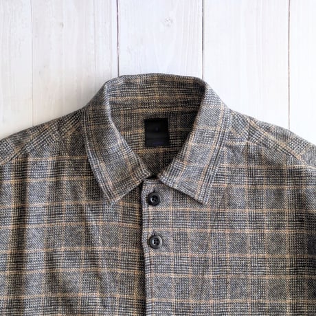 《 MEN 》 maillot / Tweedy Cotton Check Shirt Jacket ( GLENN CHECK )
