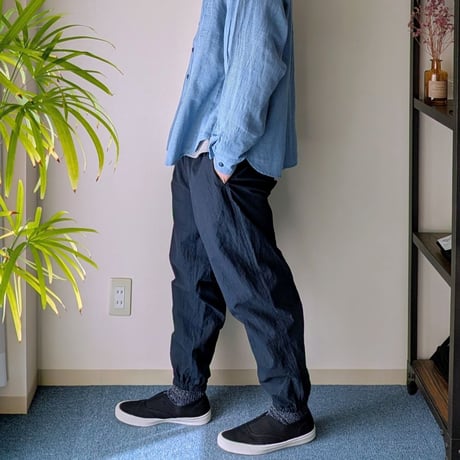 《 MEN 》 maillot / C/H Cloth Track Pants ( NAVY )