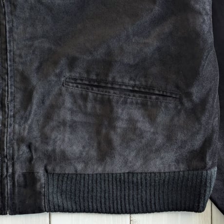 《 MEN 》 THRIFTY LOOK / SOUVENIR GREENLAND BLOUSON -VELOUR- ( BLACK )