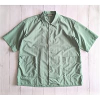 《 MEN 》ämne / NYLON park shirts  ( GREEN )