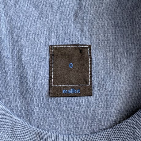 《 WOMEN 》 maillot / Linen Rich Back Tuck Shirt-Tee ( FADE BLUE )