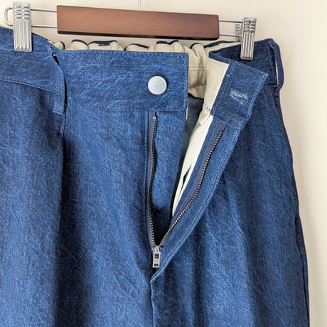 《 UNISEX 》 ämne / Pre-wash DENIM eel's  ( INDIGO )