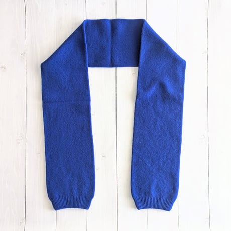 《 UNISEX 》 RINEN / 2/15ウール天竺編み スリーブマフラー ( 3 colors )