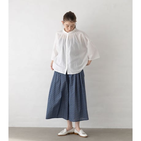《 WOMEN 》 sosotto / LIBERTYタナローン スカート見えパンツ ( ネイビー )