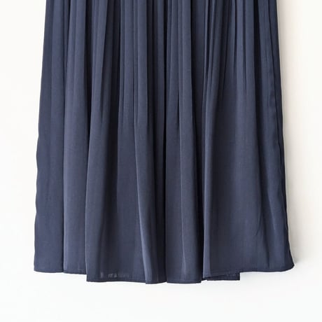 《 WOMEN 》sosotto / アンティークサテン 消しプリーツスカート ( 4 colors )
