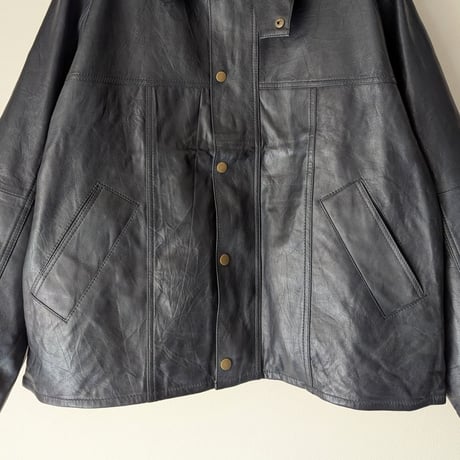 《 UNISEX 》 yoused / Leather Drivers Jacket