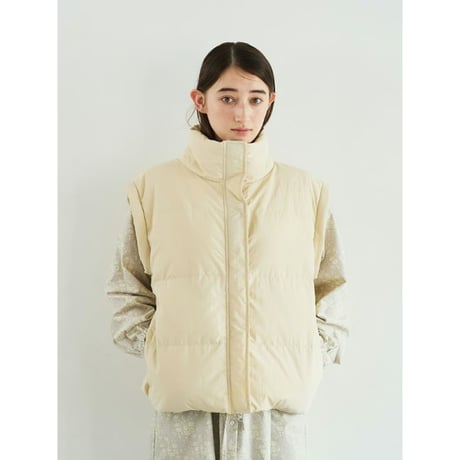 《 WOMEN 》sosotto / フランスダウン2WAYジャケット ( OFF WHITE )