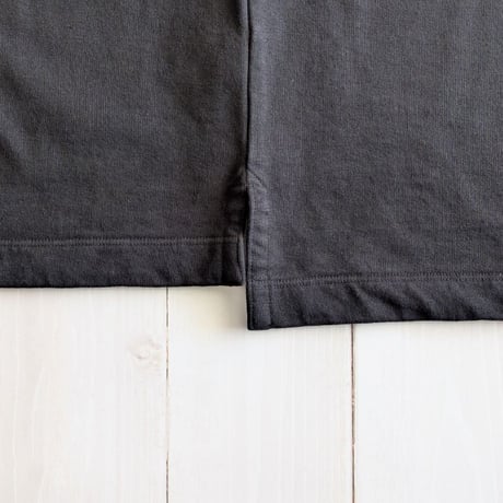 《 UNISEX 》 RINEN / 20/1オーガニック裏毛 クルーネック ( クロ )