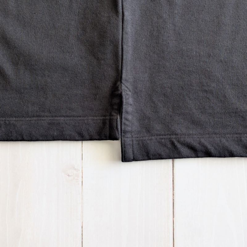UNISEX 》 RINEN / 20/1オーガニック裏毛 クルーネック ( クロ