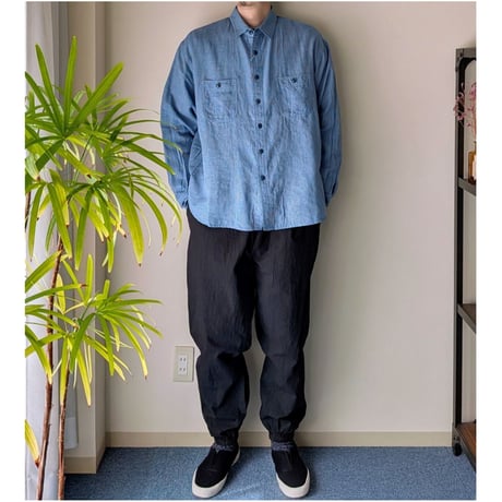 《 MEN 》 maillot / C/H Cloth Track Pants ( BLACK )