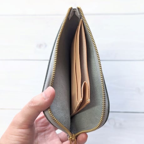 《 Unisex 》THE SUPERIOR LABOR / calf L zip purse ( 2 colors )