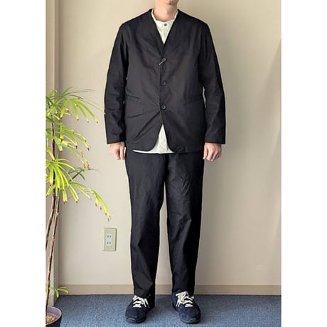 《 Unisex 》RINEN / 80/2スーピマギャバ イージーパンツ ( クロ )
