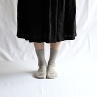 《 WOMEN 》 NISHIGUCHI KUTSUSHITA / エジプトコットンプレーンソックス S ( 4 colors )