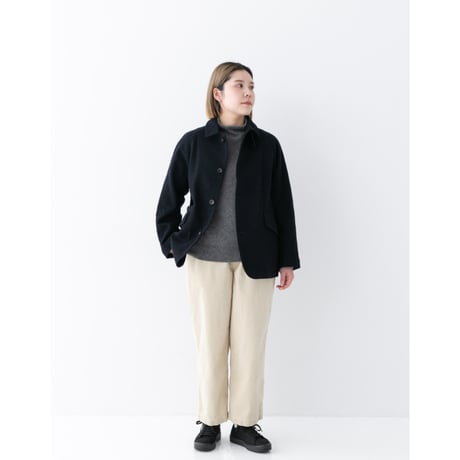 《 UNISEX 》 RINEN / 12/1 11ウェルコーデュロイ リラックスパンツ ( エクリュ )