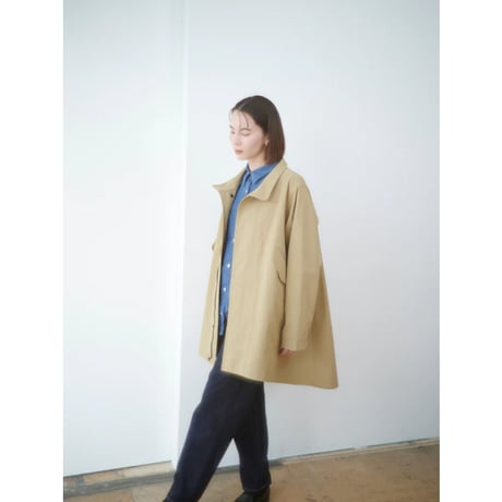 《 WOMEN 》 lelill / MOD'S MIDDLE COAT ( NAVY )