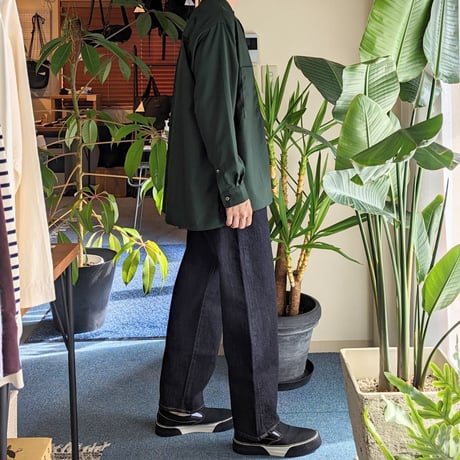 《 UNISEX 》HATSKI / Wide Tapered Denim  ( ONE WASH )