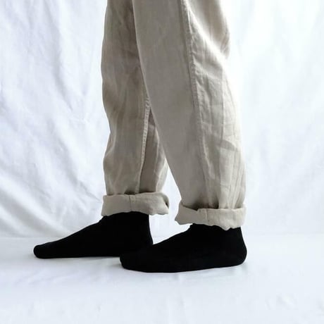 《 MEN 》 NISHIGUCHI KUTSUSHITA / エジプトコットンリブソックス M ( 4 colors )